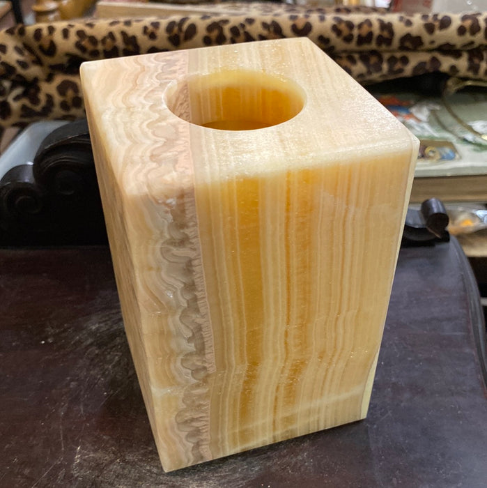 ALABASTER VOTIVE CANDLE COVER