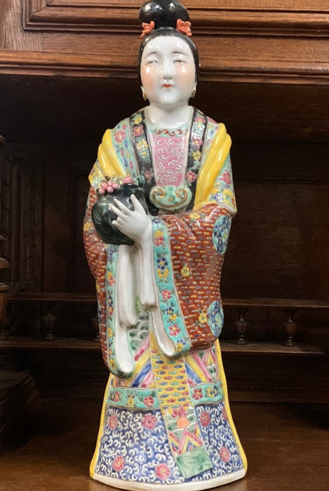 CHINESE LADY STATUE AS FOUND