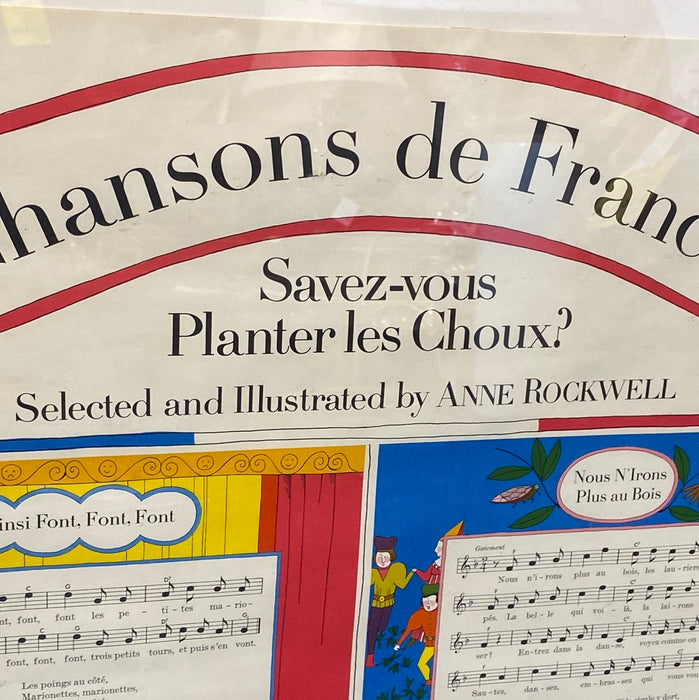 CHANSONS DE FRANCE MUSIC LARGE PRINT