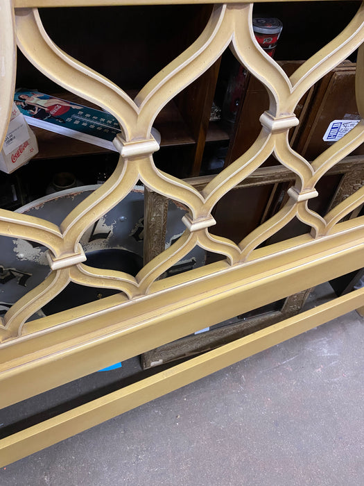 YELLOW KING SIZE HEADBOARD VINTAGE 70'S