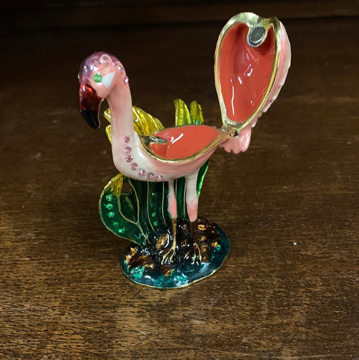 HINGED FLAMINGO BOX