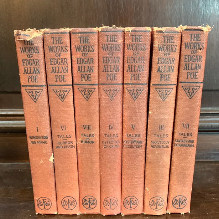 COLLECTION OF EDGAR ALLEN POE BOOKS 1904
