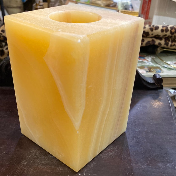 ALABASTER VOTIVE CANDLE COVER