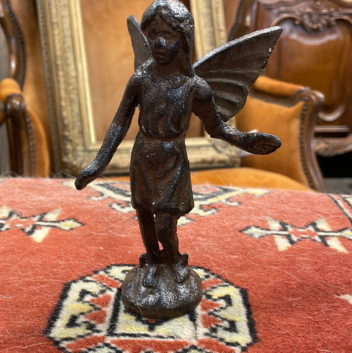 SMALL IRON WALKING ANGEL