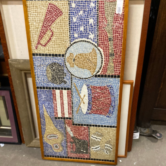 PATRIOTIC MOSAIC TILE