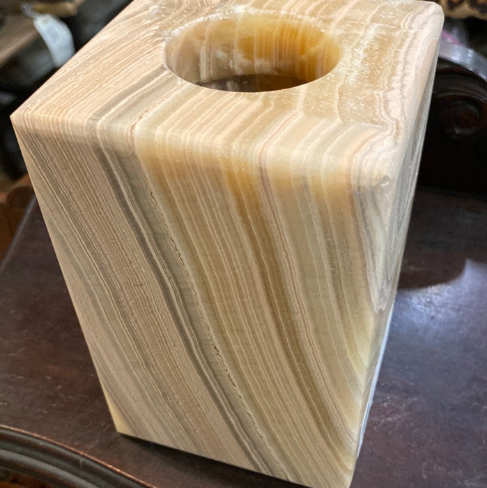 ALABASTER VOTIVE CANDLE COVER