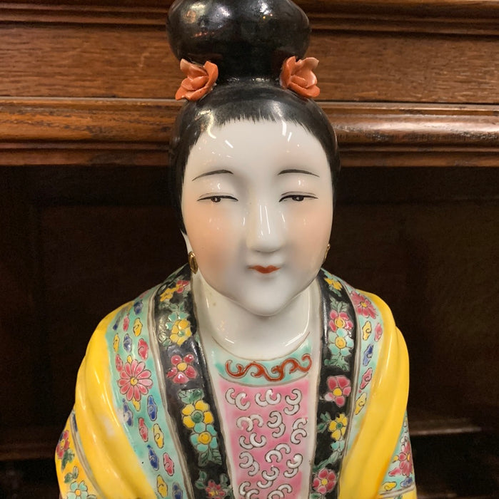 CHINESE LADY STATUE AS FOUND