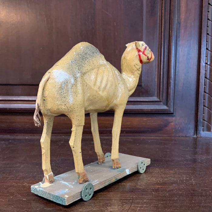 MARKED GERMAN PAPER MACHE CAMEL
