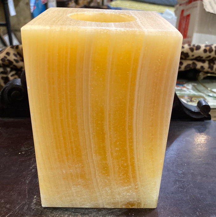 ALABASTER VOTIVE CANDLE COVER