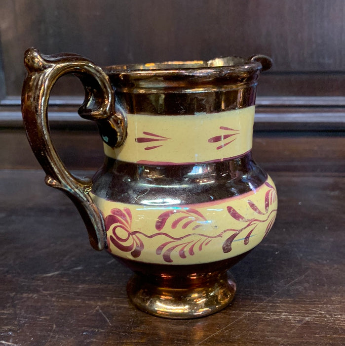 COPPER LUSTER PITCHER