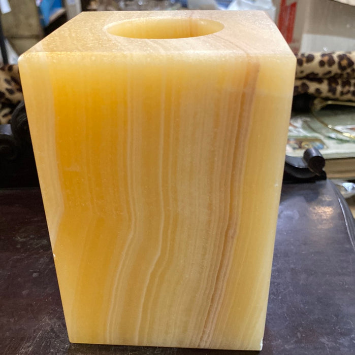 ALABASTER VOTIVE CANDLE COVER