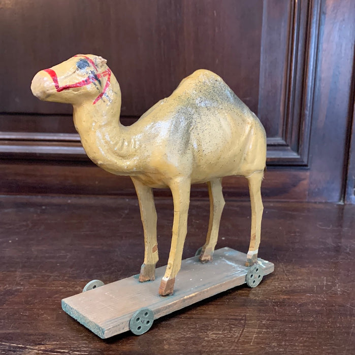 MARKED GERMAN PAPER MACHE CAMEL