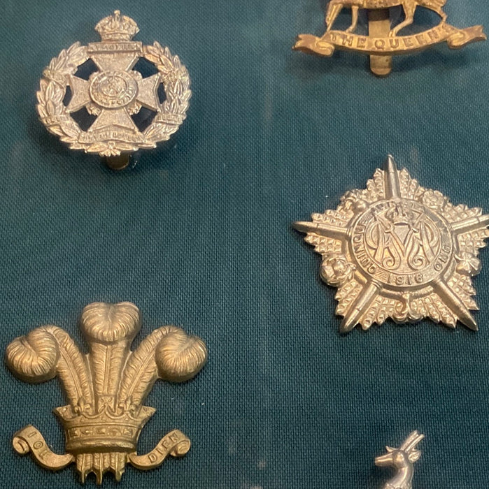 SHADOW BOX BRITISH MILTIARY EPAULETTES