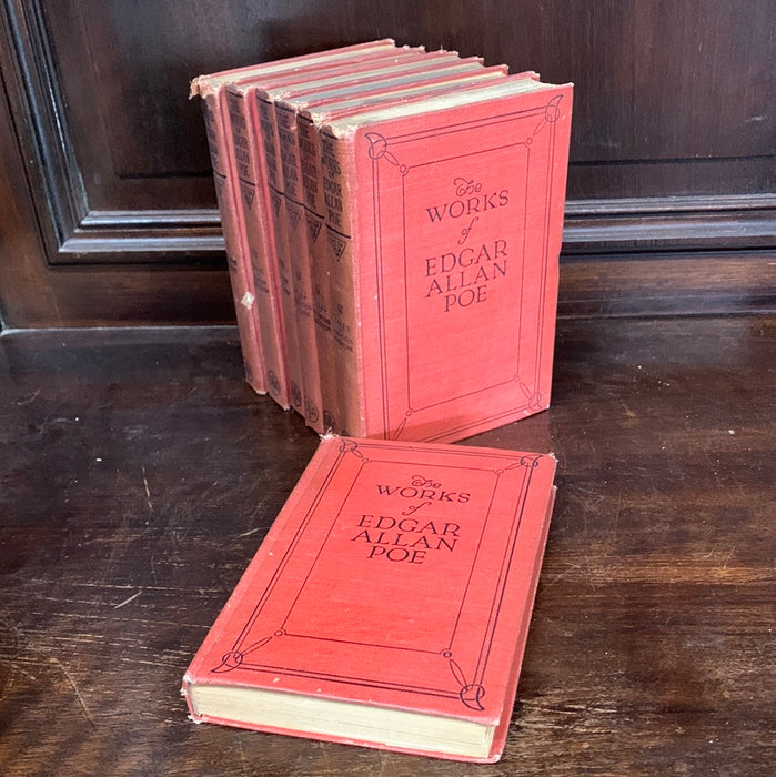 COLLECTION OF EDGAR ALLEN POE BOOKS 1904