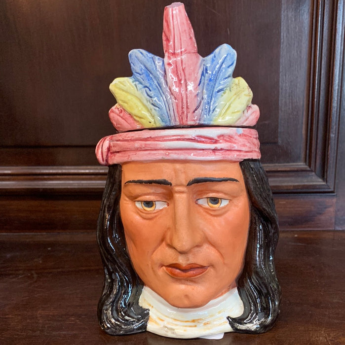 NATIVE INDIAN TOBACCO JAR-AS FOUND