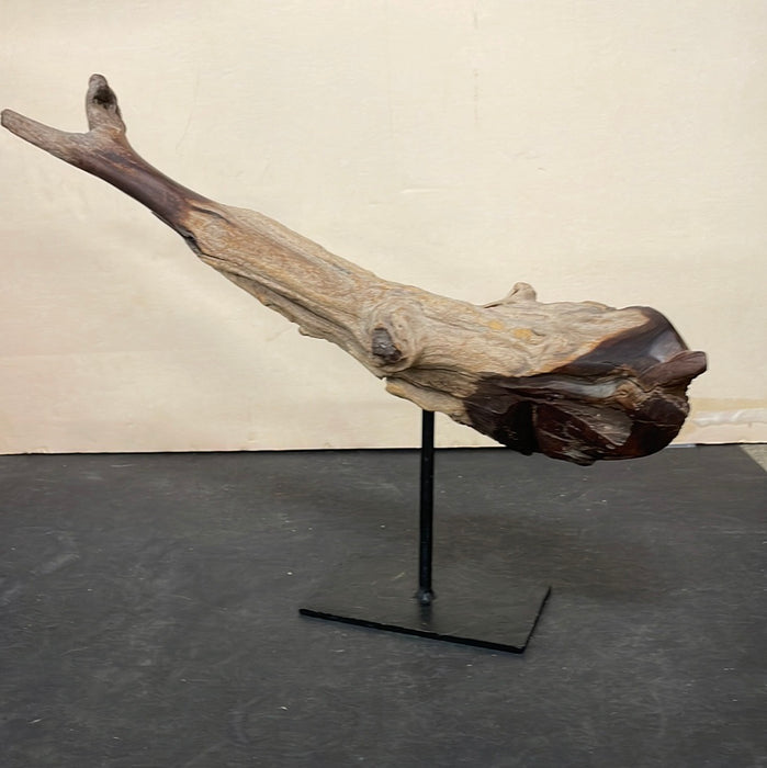 DRIFTWOOD WHALE SCULPTURE