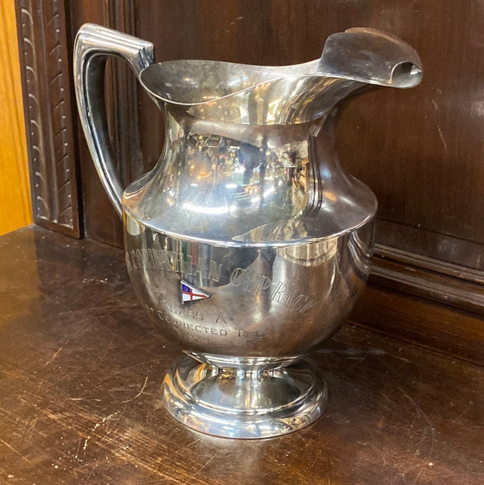 SILVERPLATE FLAG PITCHER TROPHY