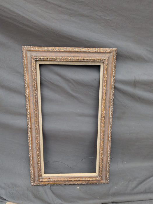ORNATE BROWN GOLD WASHED FRAME
