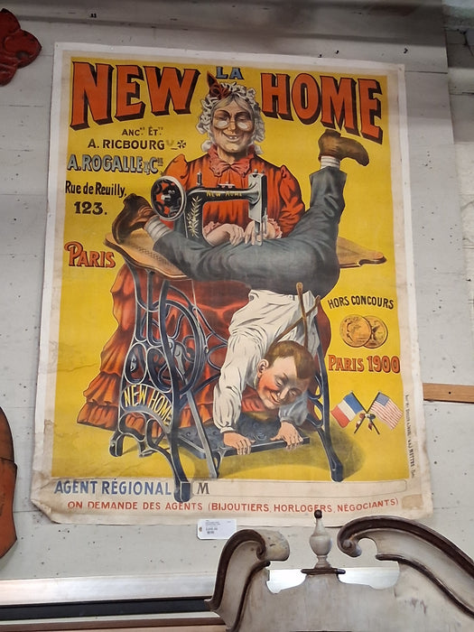 NEW HOME PARIS ADVERTISING 1900