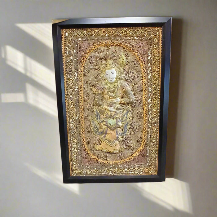 VERTICAL FRAMED KALAGA FIGURE