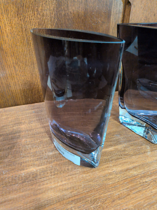 PURPLE ELLIPSE VASE