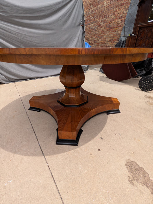 LARGE ROUND BIEDERMEIER STYLE TABLE