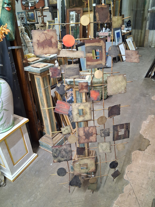 LARGE TIN MODERN WALL ART