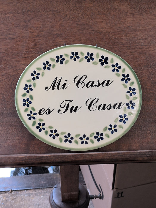 CERAMIC MI CASA ES TU CASA PLAQUE