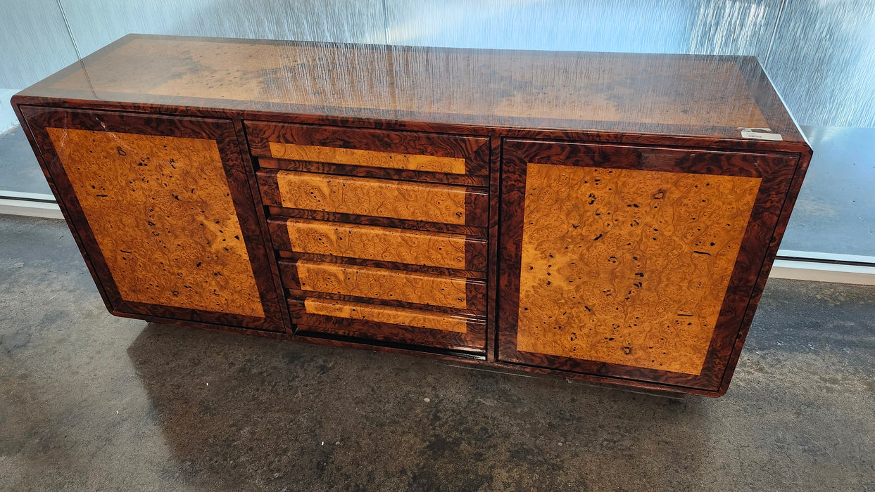 MODERN CARPATHIAN ELM BURL CREDENZA