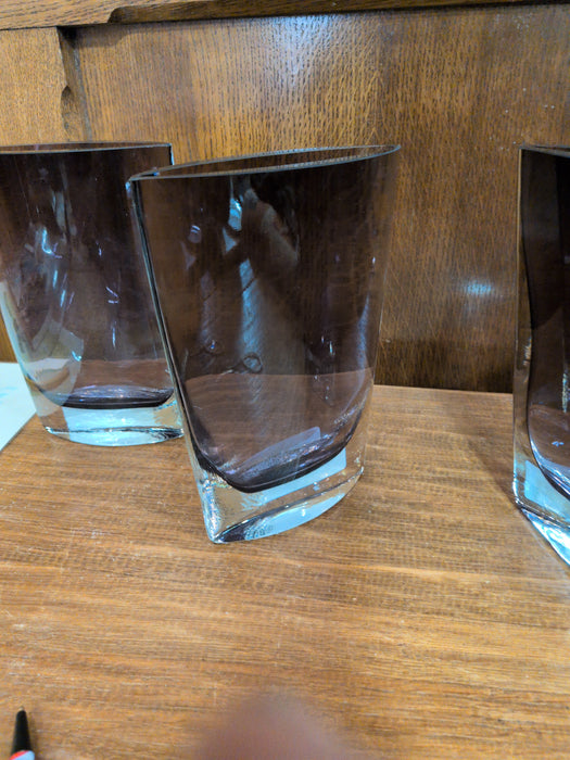 PURPLE ELLIPSE VASE