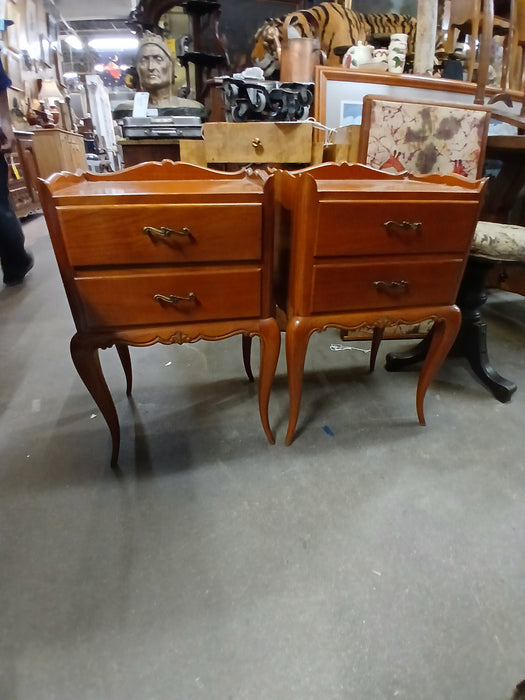 PAIR OF LOUIS XV  CHERRY SIDES CHESTS