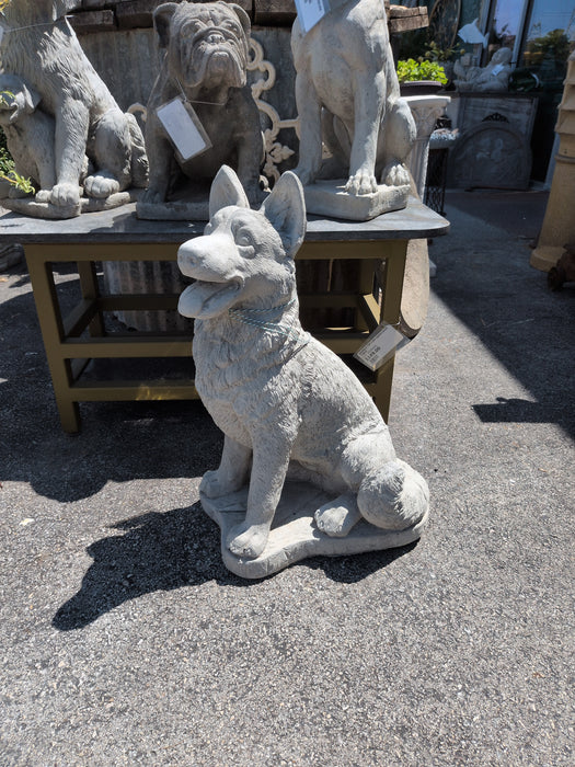 CONCRETE GERMAN SHEPHERD PUPPY