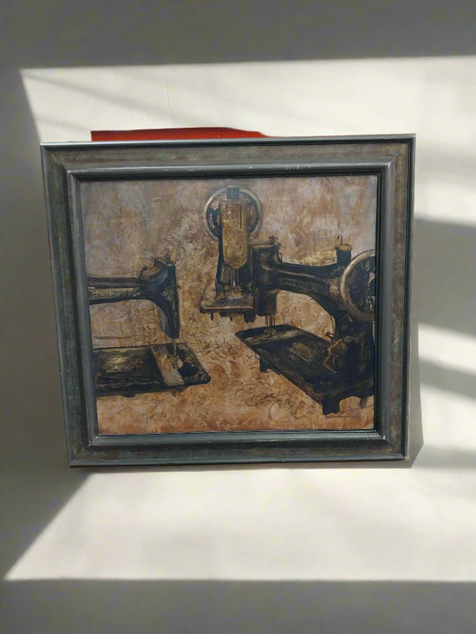 FRAMED SEWING MACHINE GICLEE