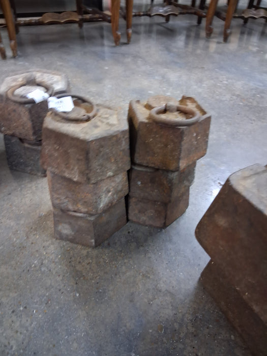 SET OF 6 OCTAGON WEIGHTS