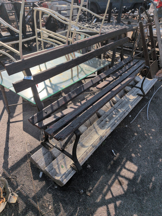 IRON PARK BENCH - AS FOUND