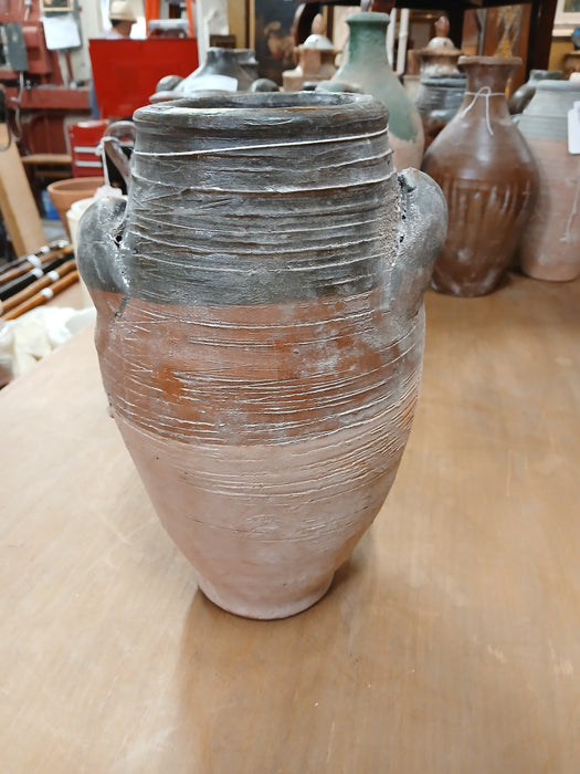 TERRA COTTA TRI COLOR VASE