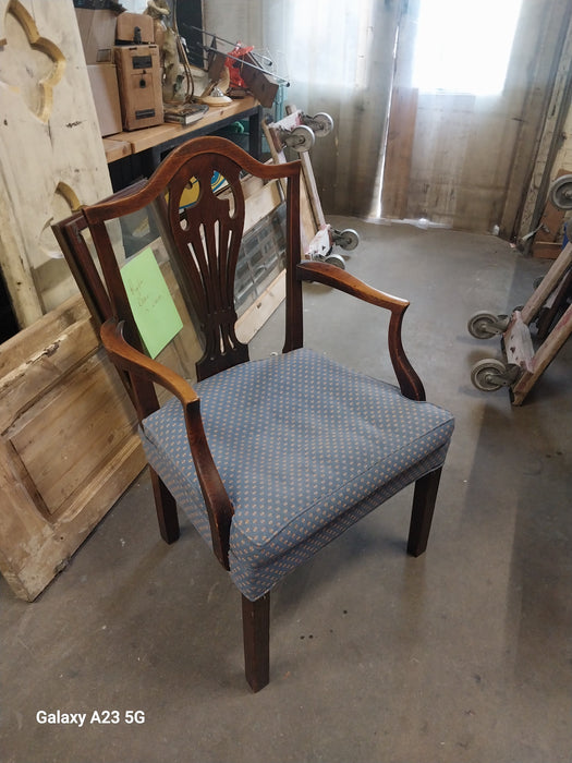 EARLY GEORGIAN STYLE ARM CHAIR