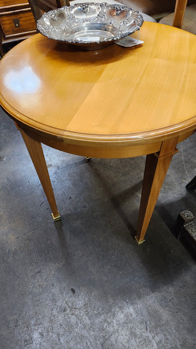 ROUND DIRECTOIRE TABLE WITH BRASS SABOT