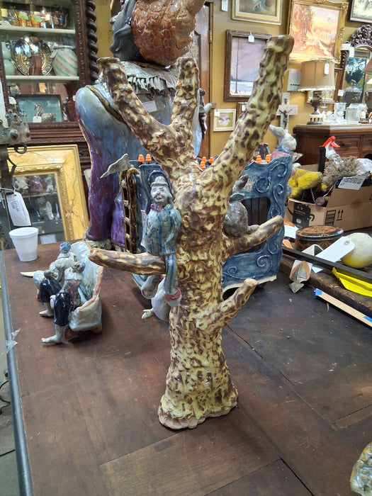 POTTERY TREE SCULPTURE BY TERRI WILDER