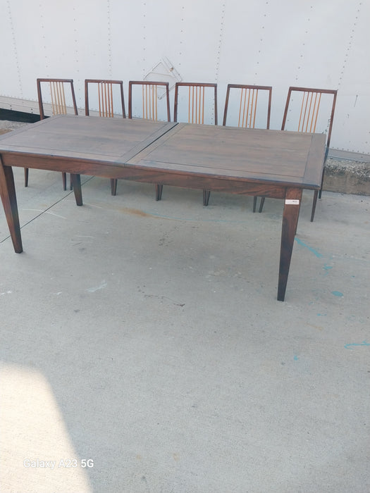PINE TAPER LEG DRAW LEAF TABLE