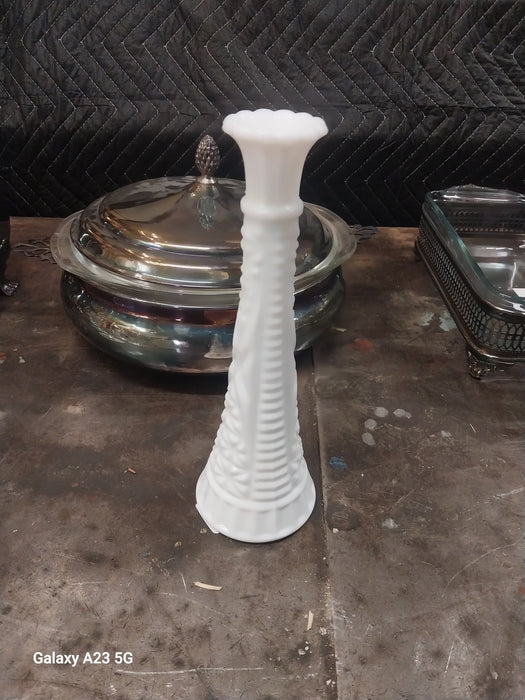 MILK GLASS BUD VASE
