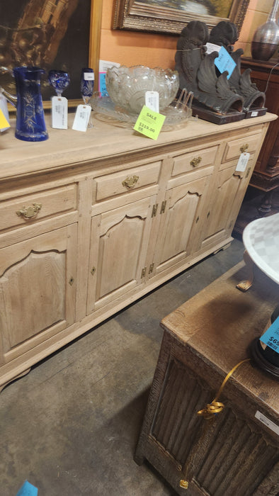 RAW OAK ARCH PEGGED DOORS SIDEBOARD