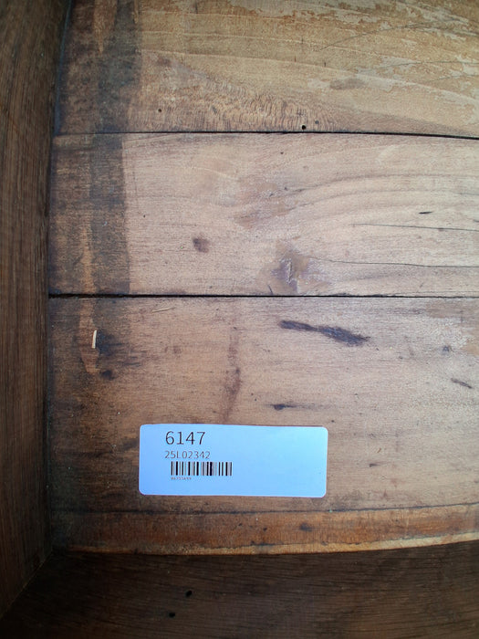 LOUIS XV SMALL OAK 3 DOOR SIDEBOARD