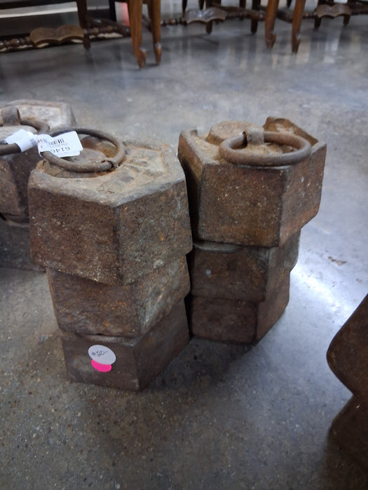 SET OF 6 OCTAGON WEIGHTS