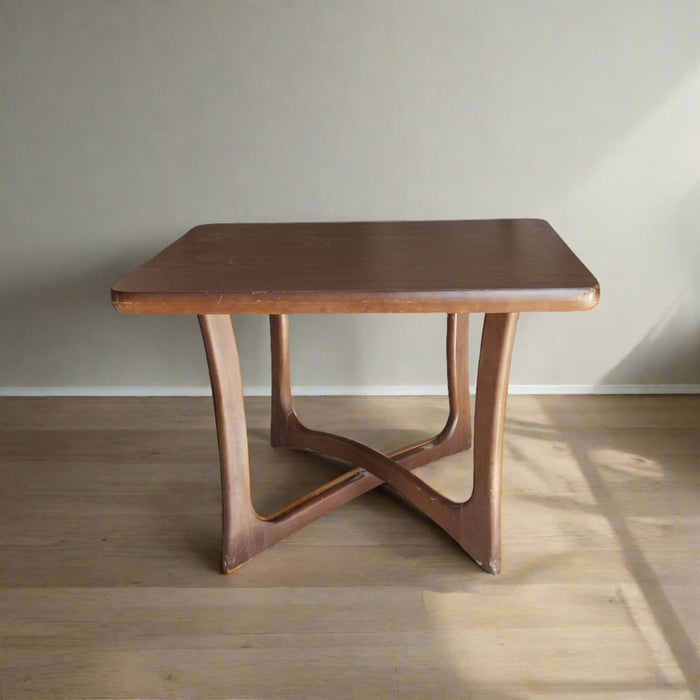 MIDCENTURY SIDE TABLE WITH FORMICA TOP