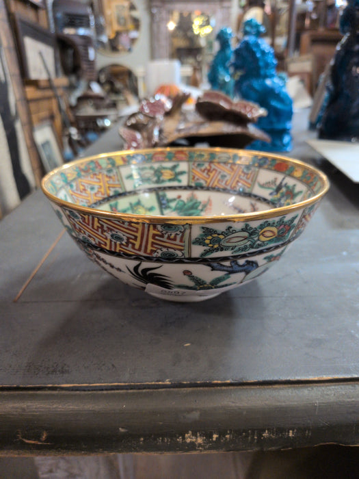 GREEN ASIAN BOWL MADE IN HONG KONG