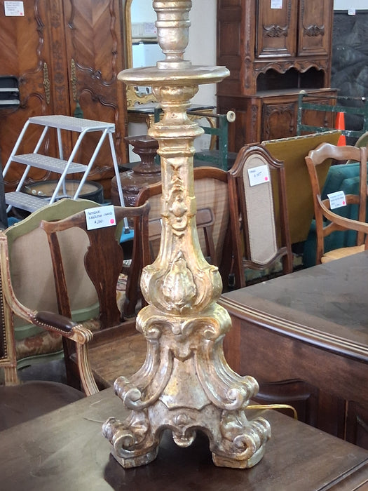 GILTWOOD TALL LAMP