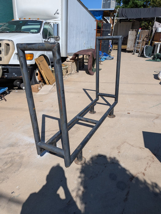 LARGE METAL LOG HOLDER