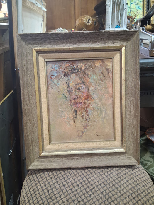 MULTICOLORED PORTRAIT OF A GIRL