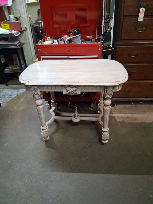 LOUIS XVI PAINTED WHITE OCCASIONAL TABLE